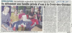 Article Vaucluse Matin du 02/10/2015